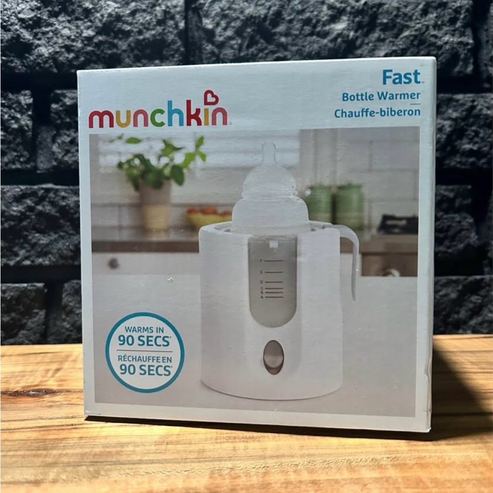 Munchkin Fast Bottle Warmer - White and Gray